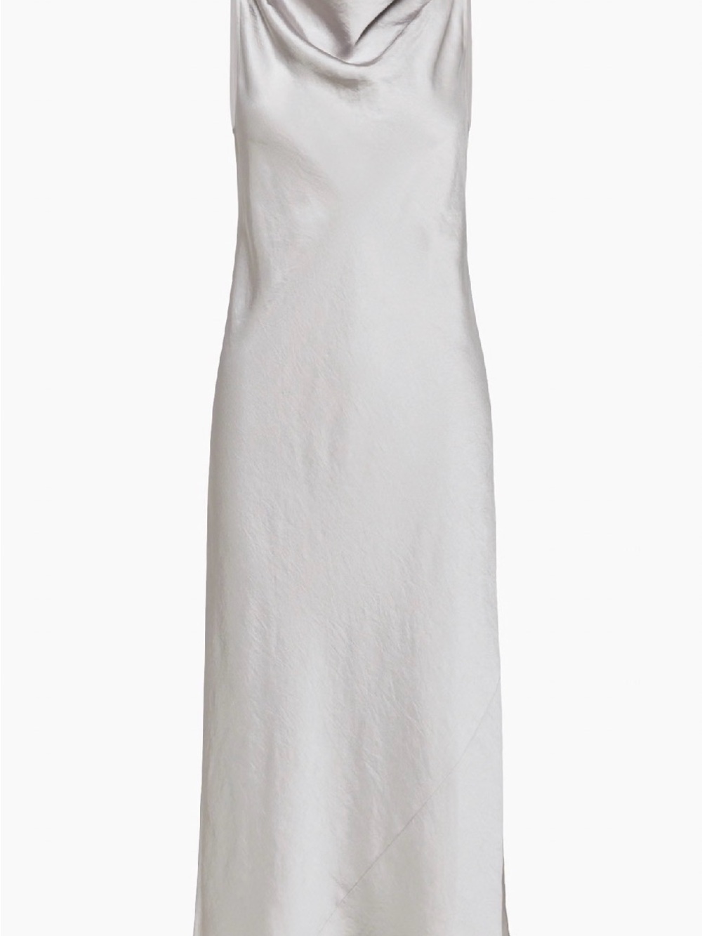 Aritzia Goddess Cowl Neck Slip Dress in Ashen